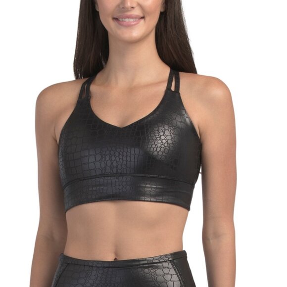 GOTTEX Black Croco Strap Bra - Picture 1 of 2